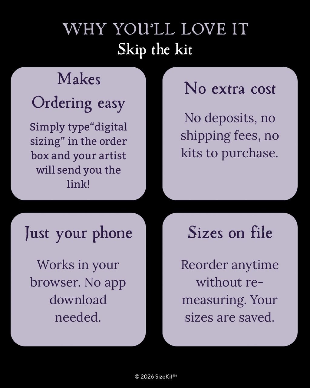 Free Digital Sizing Kit