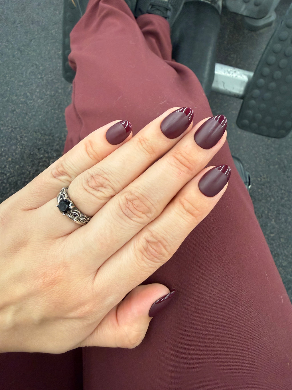 Matte & Gloss French Burgundy