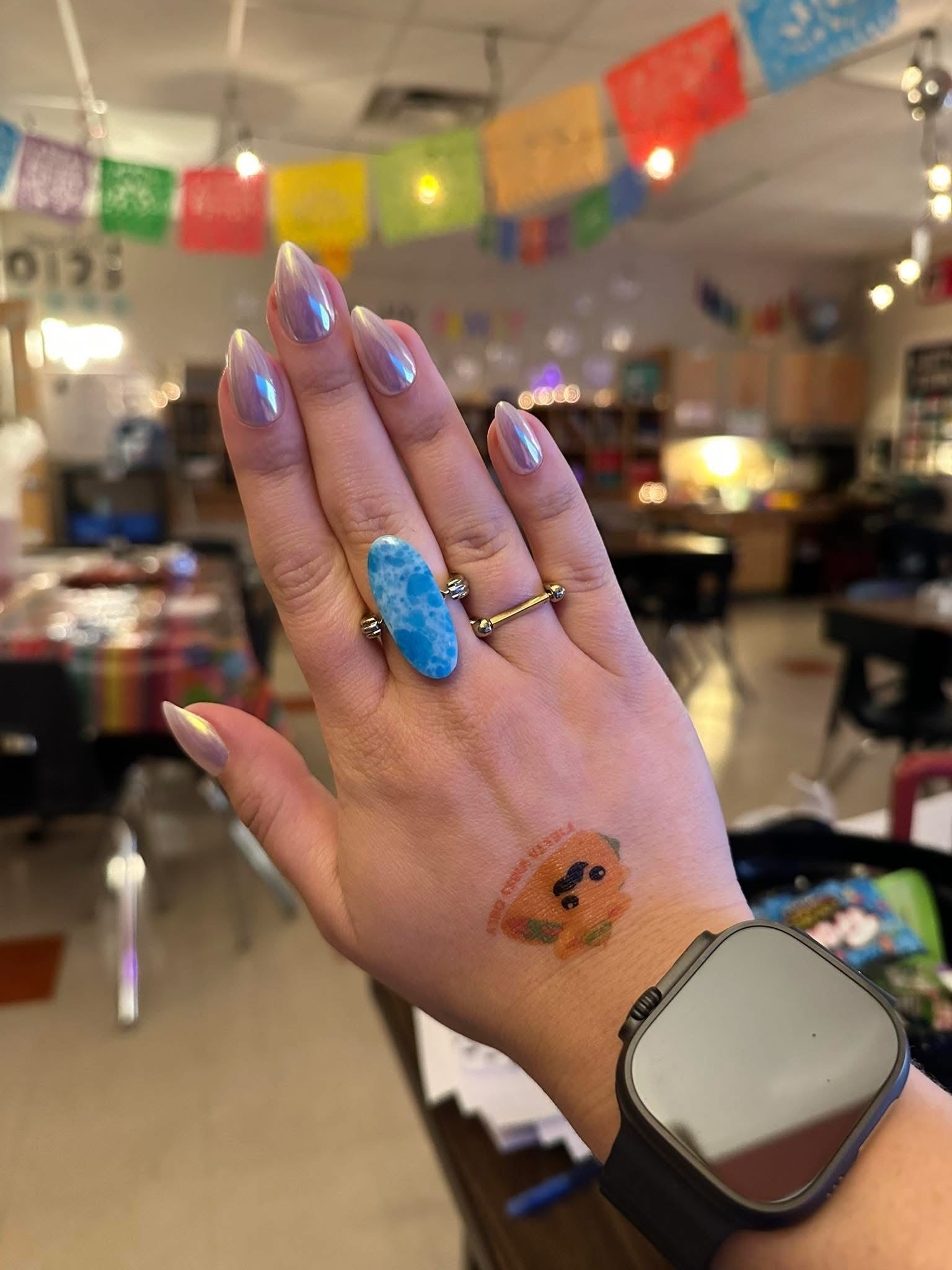 Chrome Press on Nails