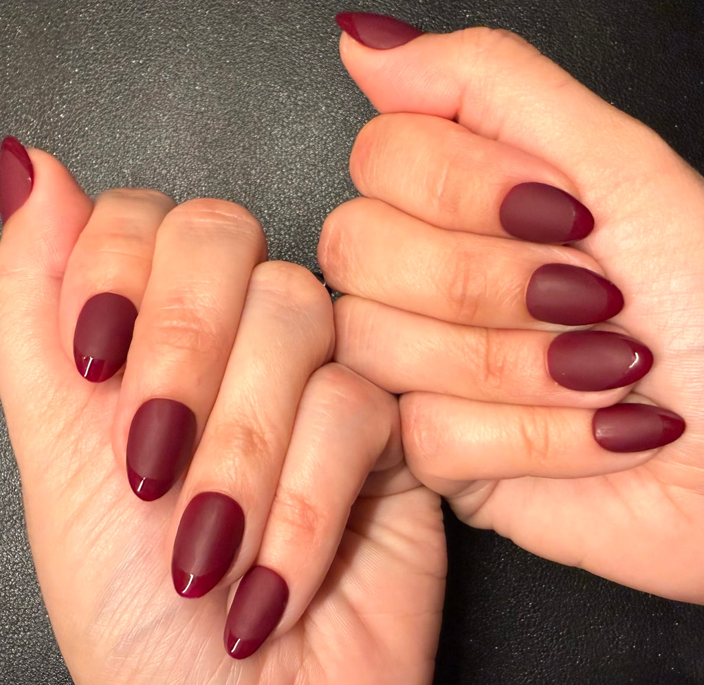 Matte & Gloss French Burgundy