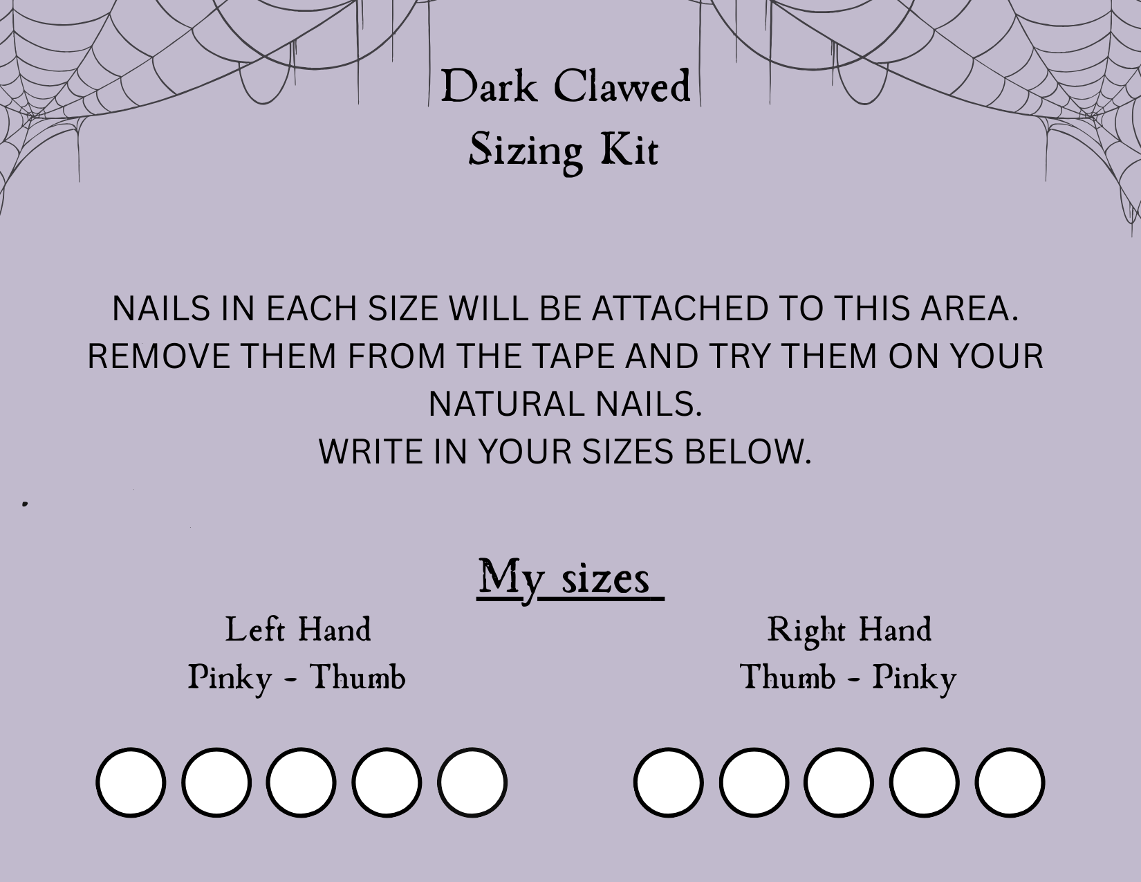 Sizing Kit