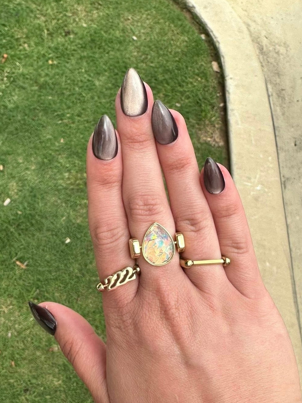 Magnetic Gel Press on Nails