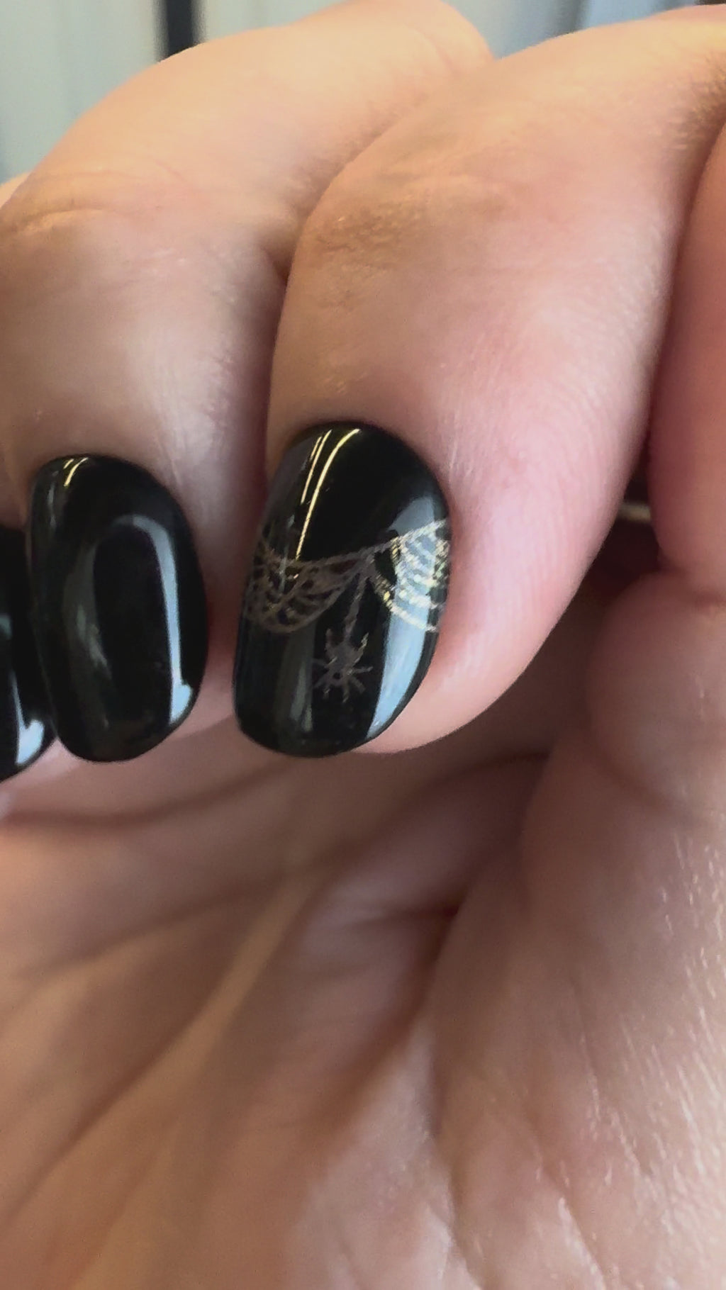 Elegant Web Nail Set